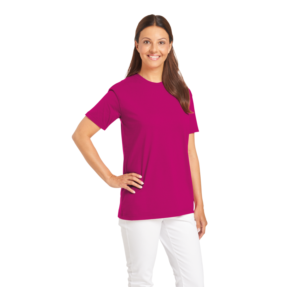 LEIBER T-Shirt 08/2447 – beere (Am Modell)