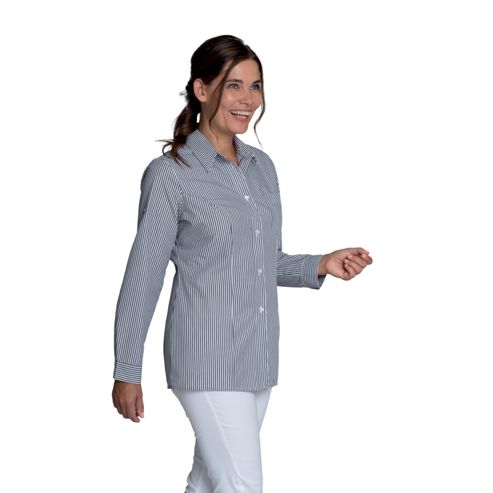 LEIBER Bluse Damen 08/2445 – schwarz (Am Modell)