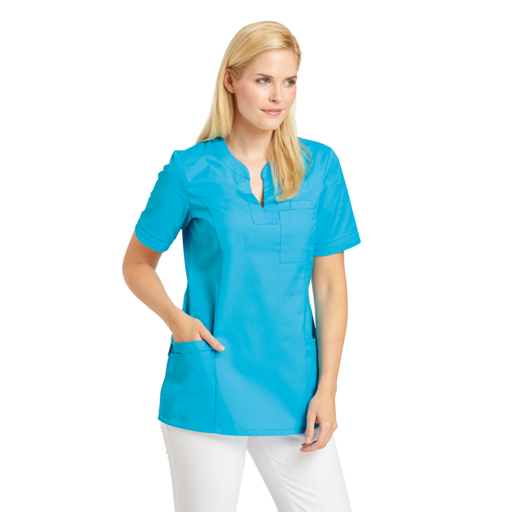 LEIBER Schlupfkasack Damen 08/2557 – türkis (Am Modell)