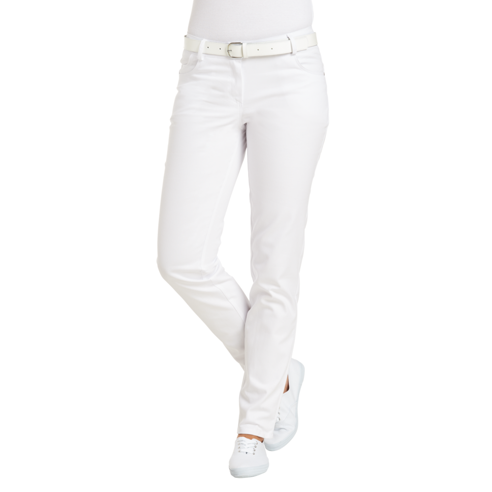 LEIBER Bundhose Damen 08/6700 – weiß (Am Modell)