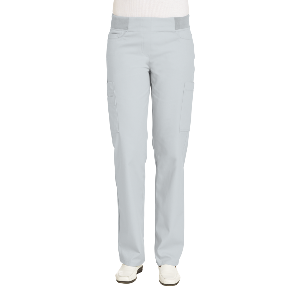 LEIBER Cargo-Hose Damen 08/7390 – silbergrau (Am Modell)