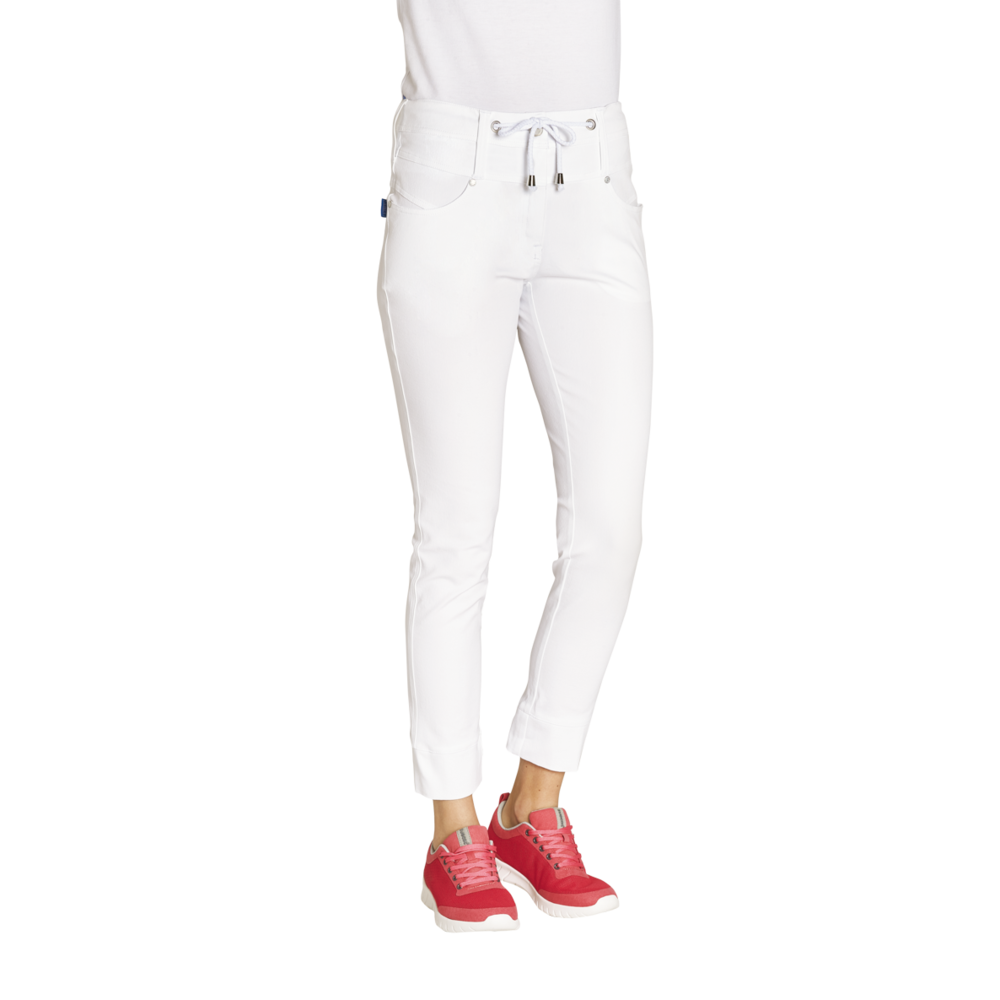LEIBER Schlupfhose Damen 08/8340 – weiß (Am Modell)