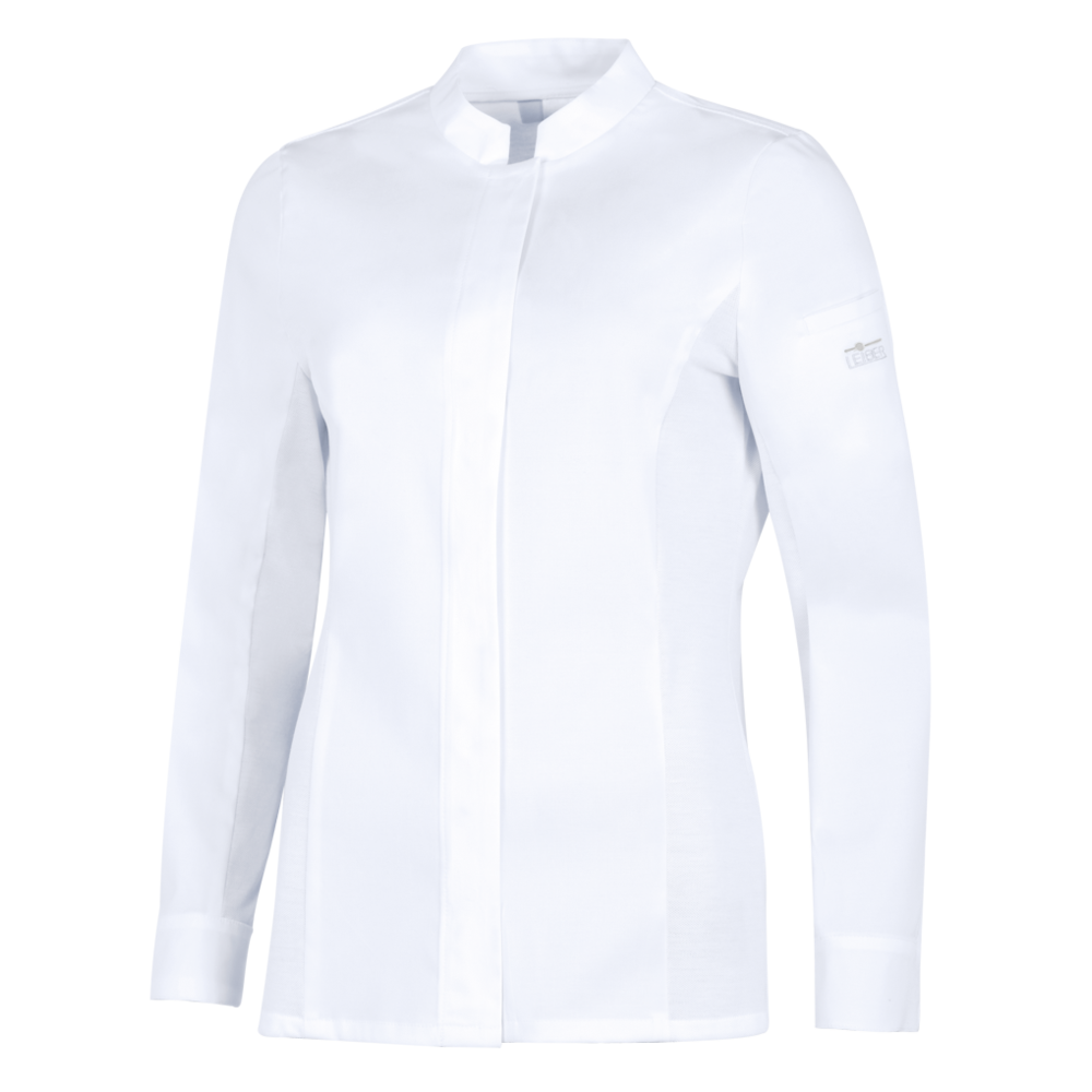 LEIBER Kochhemd Damen 08/1373 – weiß (Front)