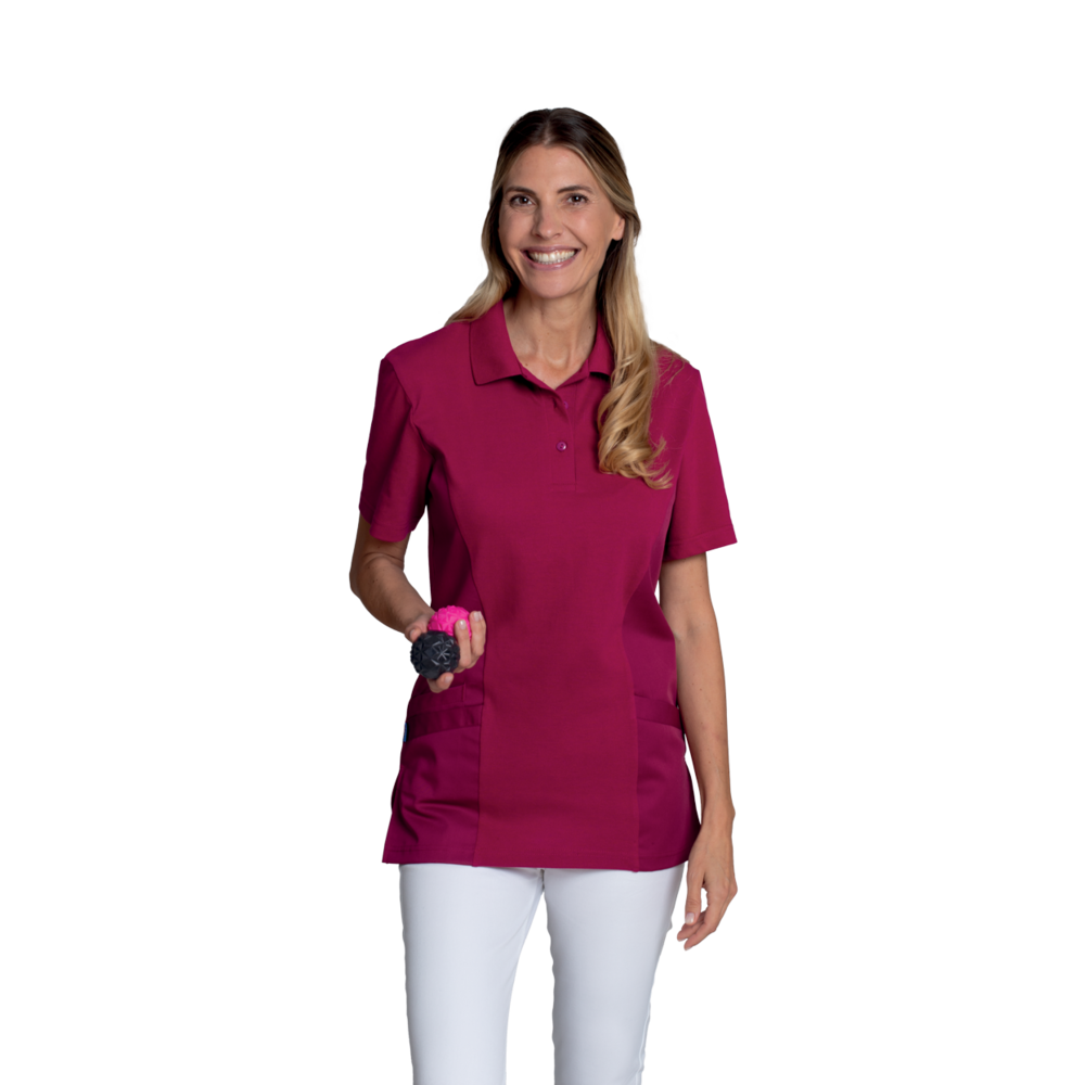 LEIBER Schlupfkasack Damen 08/2546 – beere (Am Modell)