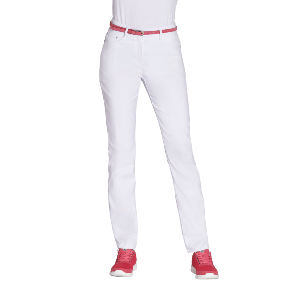 LEIBER Bundhose Damen 08/8430 – weiß (Am Modell)