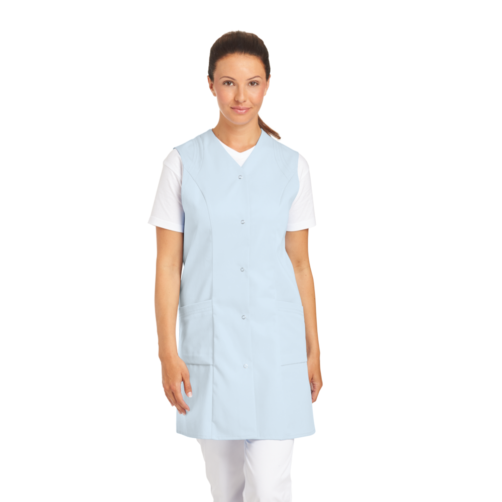 LEIBER Kasack Damen 09/3900 – hellblau (Am Modell)