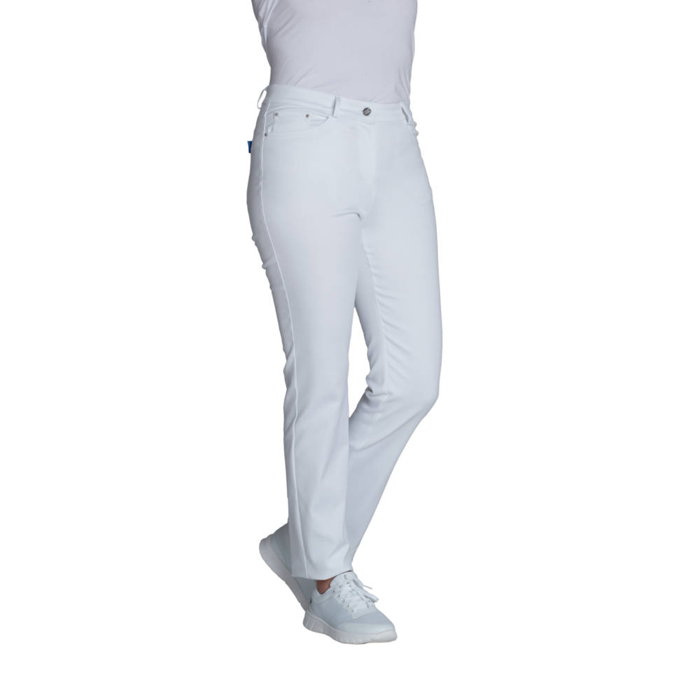 LEIBER Bundhose Damen 08/8520 – weiß (Am Modell)