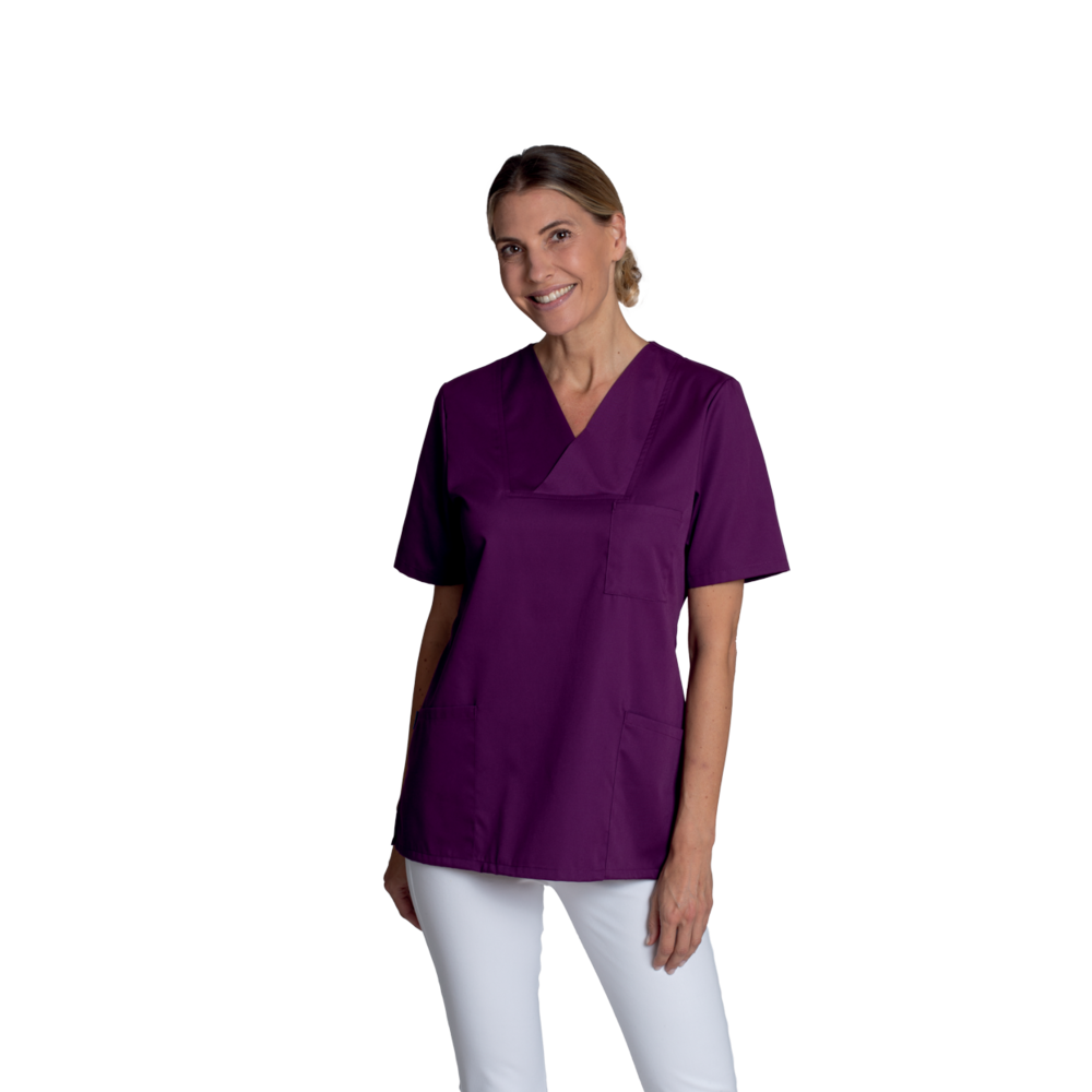 LEIBER Schlupfkasack Damen 08/2732 – dunkelbeere (Am Modell)