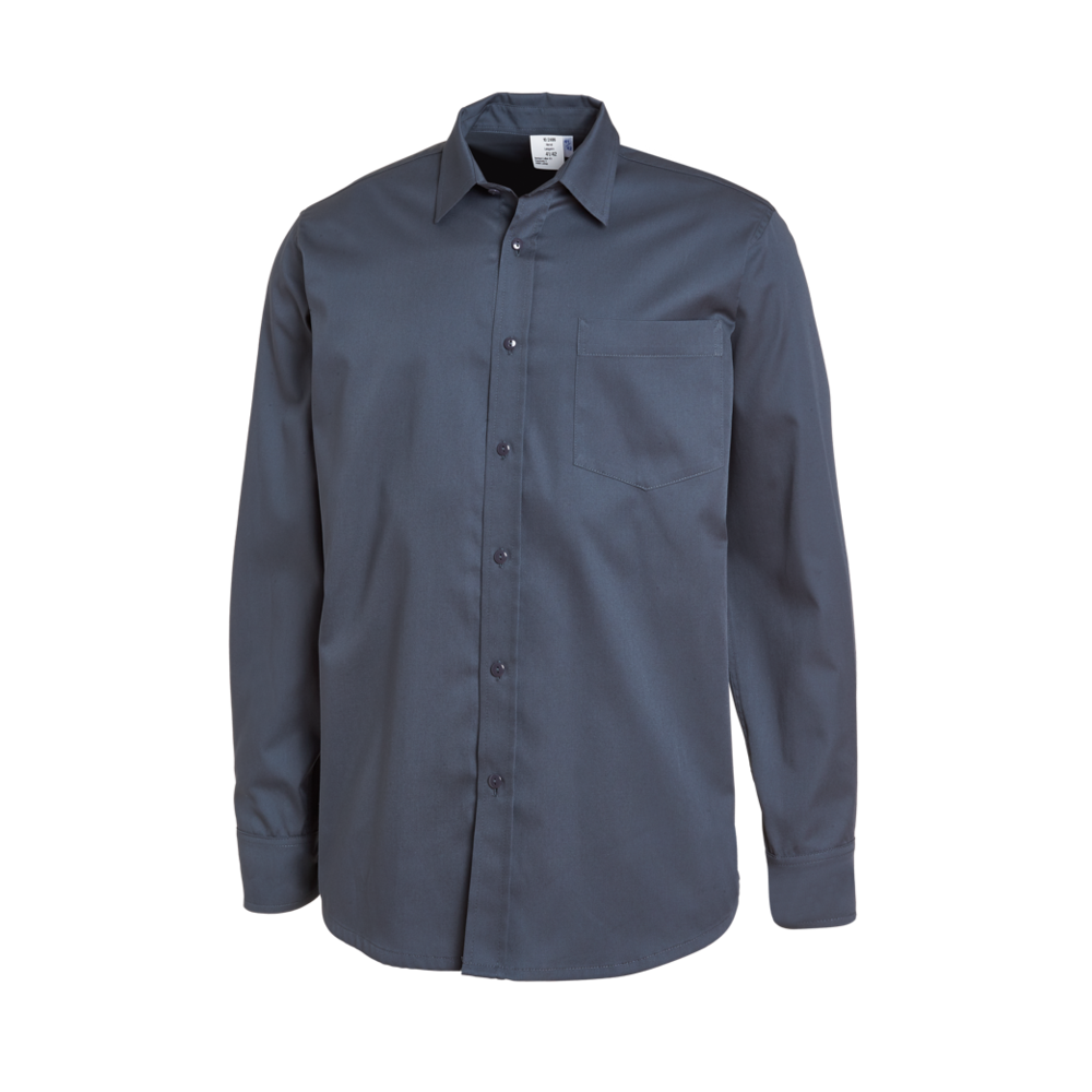 LEIBER Hemd Herren 10/2499 – dunkelgrau (Front)
