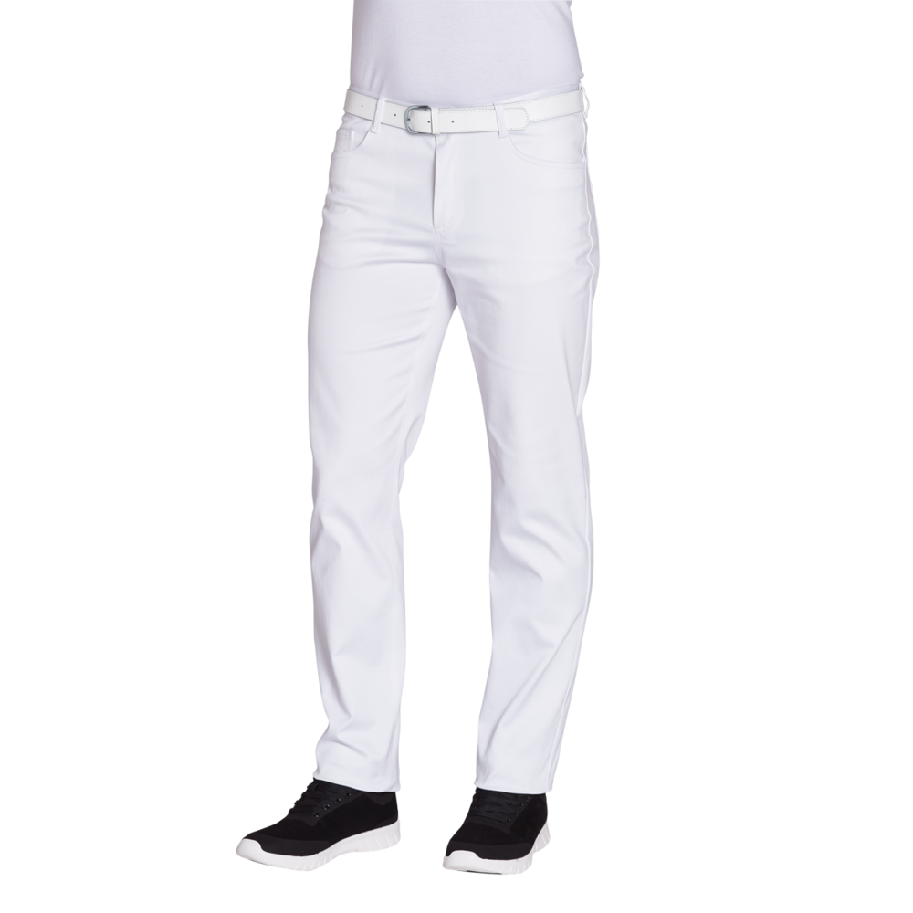 LEIBER Bundhose Herren 12/8420 – weiß (Am Modell)