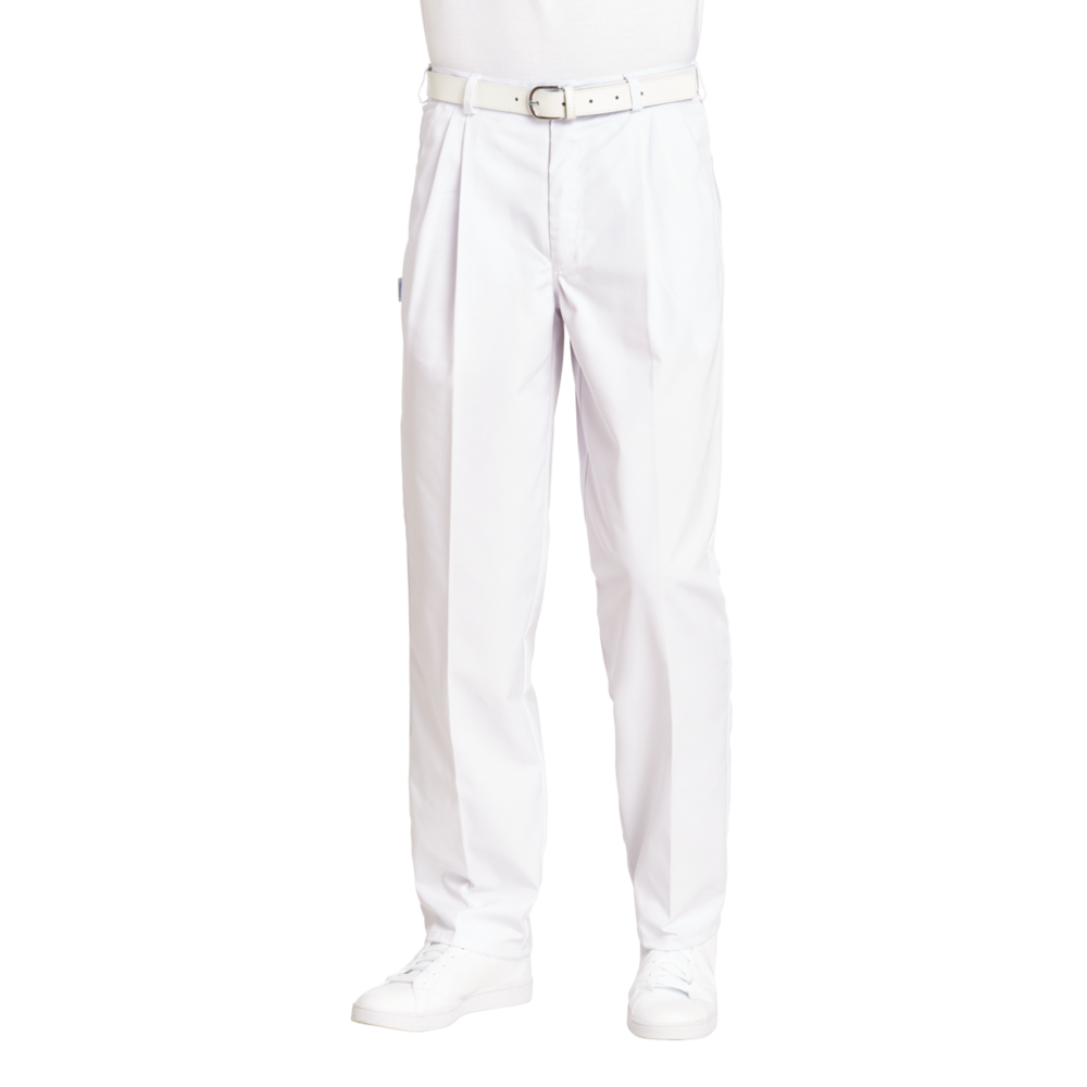 LEIBER Bundhose Herren 12/8230 – weiß (Am Modell)