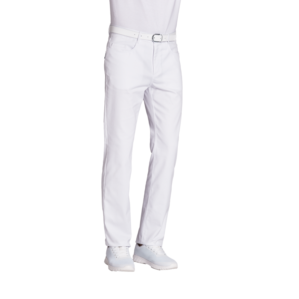 LEIBER Bundhose Herren 12/8300 – weiß (Am Modell)