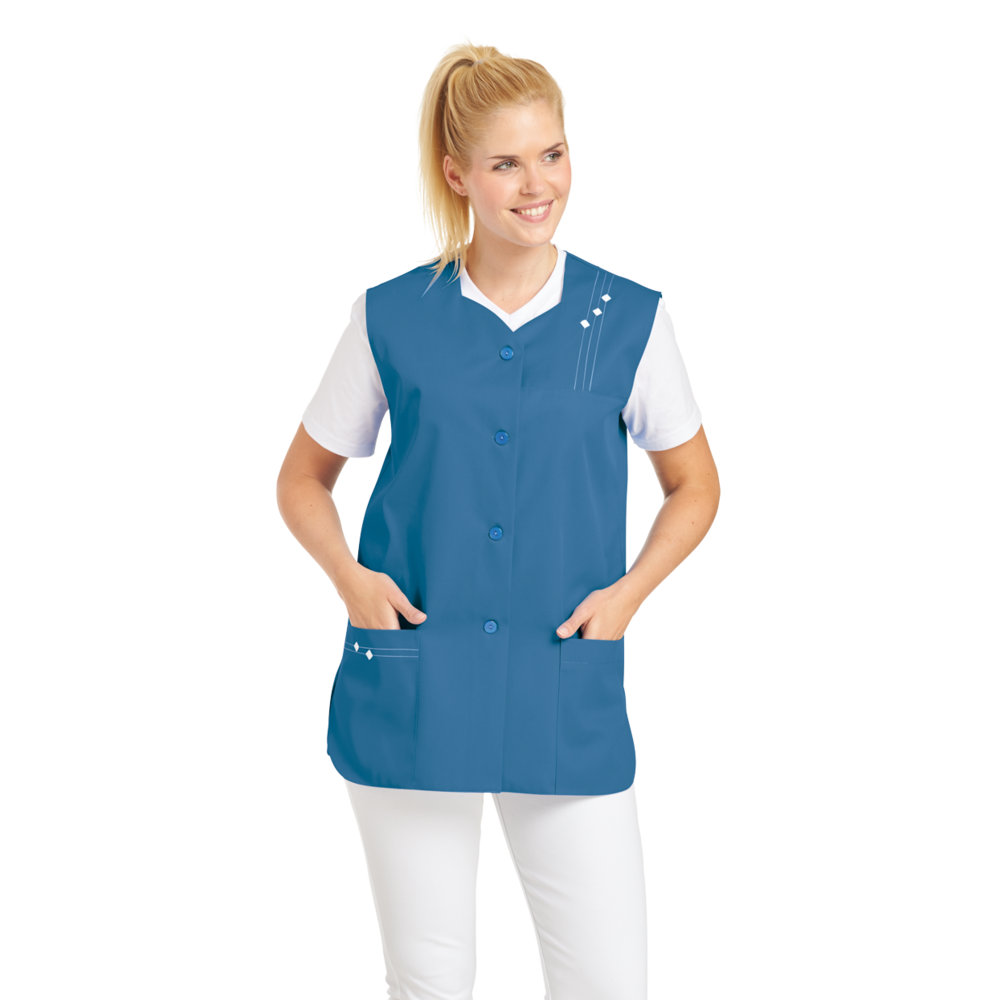 LEIBER Kasack Damen 04/472 – caribic-blau (Am Modell)