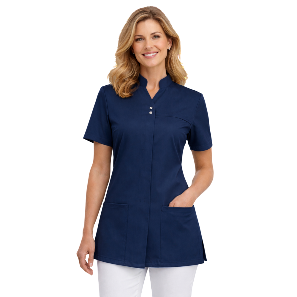 LEIBER Kasack Damen 08/2073 – marine (Am Modell)