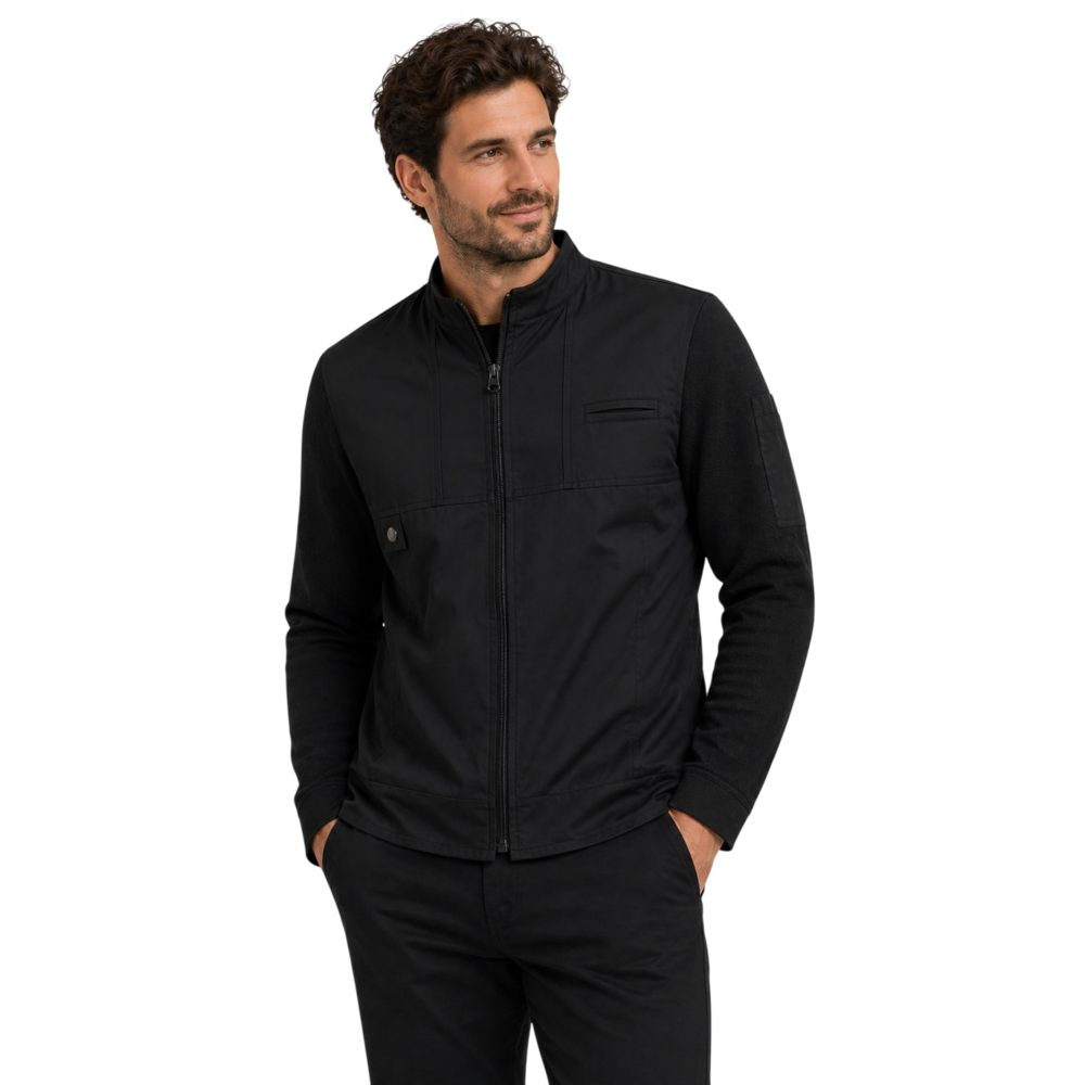 LEIBER Kochjacke 12/2063 – schwarz (Am Modell)