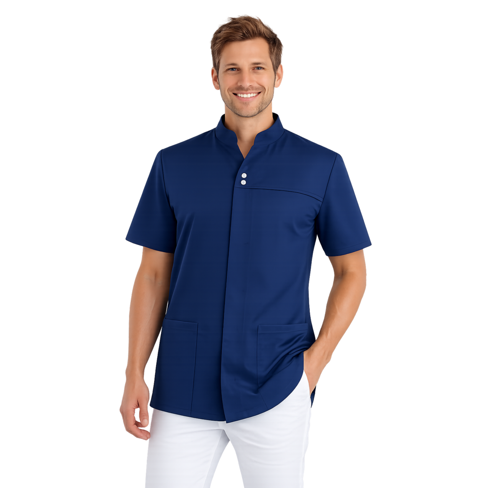 LEIBER Kasack Herren 12/2064 – marine (Am Modell)