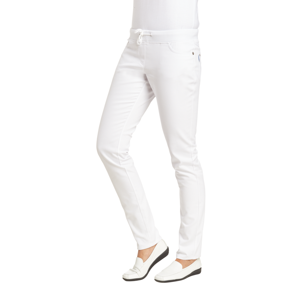 LEIBER Schlupfhose Damen 08/1060 – weiß (Am Modell)
